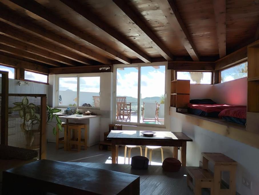 360 View To Ocean And Cliffs Apartment Famara Exterior photo